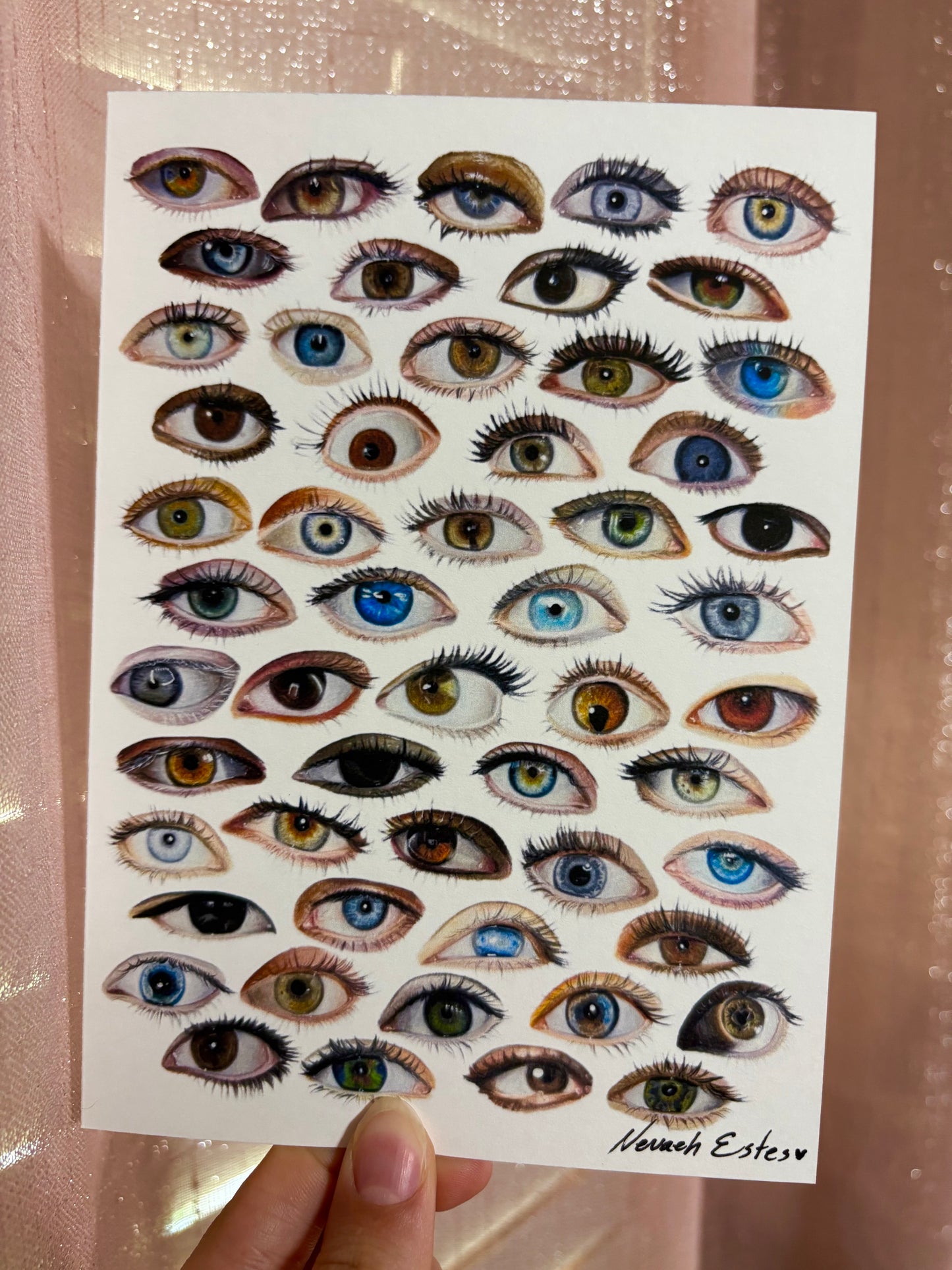 Eye Drawing Series Print